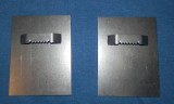 Držák s oboustrannou páskou 6 x 8 cm s JEMNÝMI zoubky na průlisu